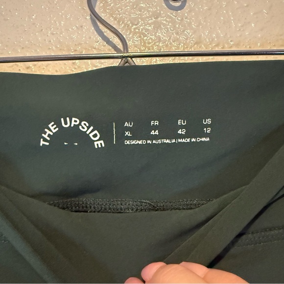 The Upside Forest Green Athletic biker Shorts - Picture 3 of 5